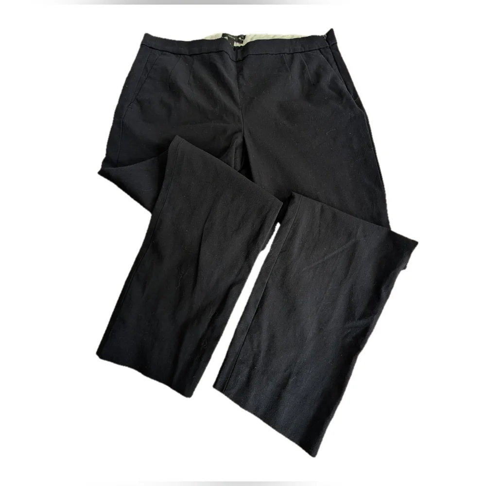 J. Crew Martie Ankle Pants, side zip, Navy, Size 8